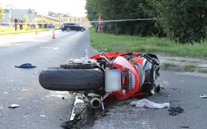 Wypadek motocyklowy sierpień 2016