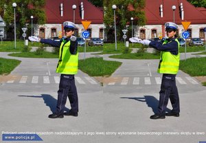 O czym należy pamiętać gdy ruchem drogowym kieruje policjant