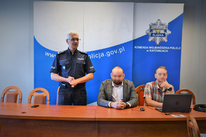 I Zastępca Komendanta Wojewódzkiego Policji w Katowicach insp. Mariusz Krzystyniak